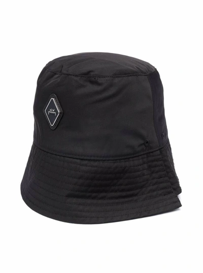 Shop A-cold-wall* Black Cotton Hat With Logo