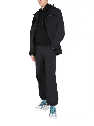 Shop Mcq By Alexander Mcqueen Flash Protection Nylon Jacket In Black