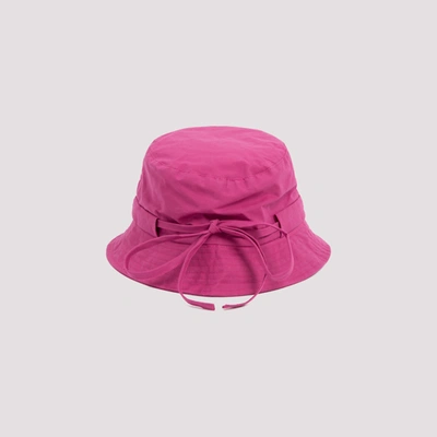 Shop Jacquemus Le Bob Gadjo Hat In Pink &amp; Purple