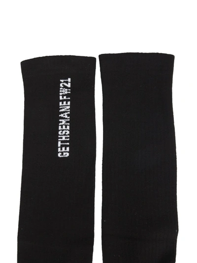 Shop Rick Owens Knitted Sock In Black