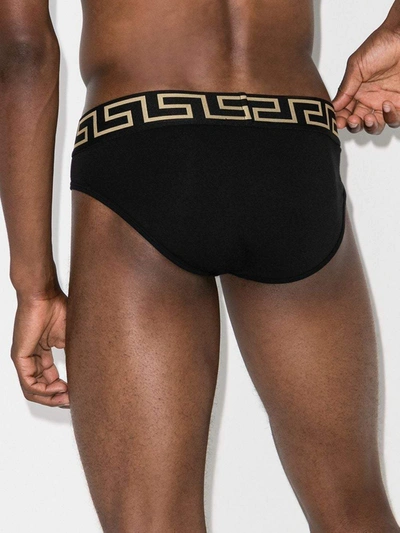 Shop Versace Underwear Black