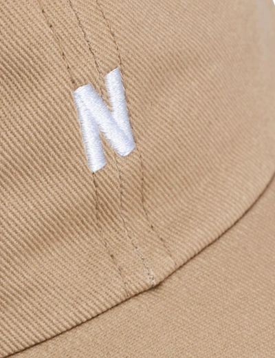 Shop Norse Projects Twill Sports Cap In Beige