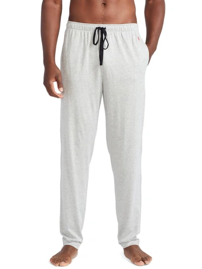 Shop Polo Ralph Lauren Supreme Comfort Knit Lounge Pants In Andover Heather