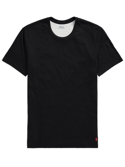 Shop Polo Ralph Lauren Supreme Comfort Crew Neck T-shirt In Black