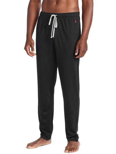 Shop Polo Ralph Lauren Supreme Comfort Knit Lounge Pants In Black