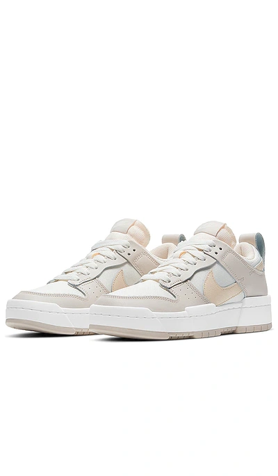 Shop Nike Dunk Low Disrupt Sneaker In Sail  Pearl White & Sand