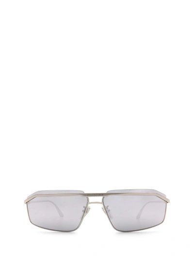 Shop Balenciaga Bb0139s Silver Sunglasses