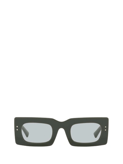 Shop Valentino Va4094 Green Sunglasses