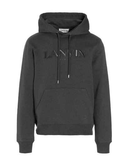 Shop Lanvin Hoodie In Grey