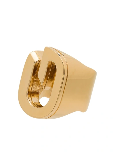 Gold Tone G Link Ring