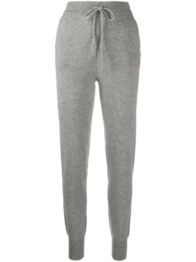 Shop Loulou Studio Drawstring Cashmere Trousers In Grey