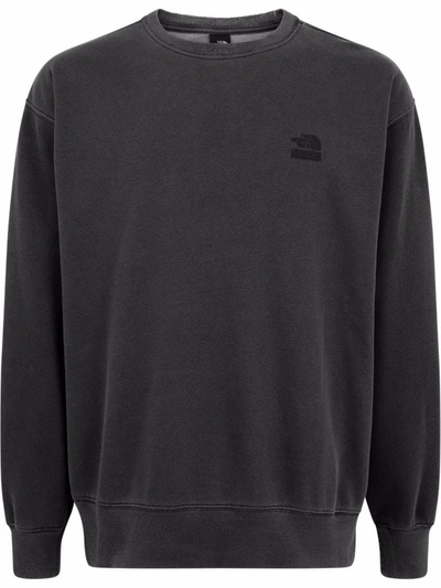 Shop Supreme X The North Face Pigment-printed Sweatshirt In Black