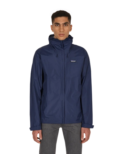 Patagonia Torrentshell 3l Recycled H2no Performance Standard Ripstop Hooded  Jacket In Classic Navy | ModeSens