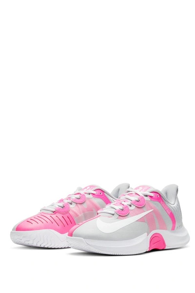 Shop Nike Air Zoom Gp Turbo Hard Court Tennis Shoe In 001 Gryfog/white