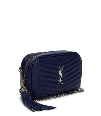 lou mini bag in quilted grain de poudre embossed leather