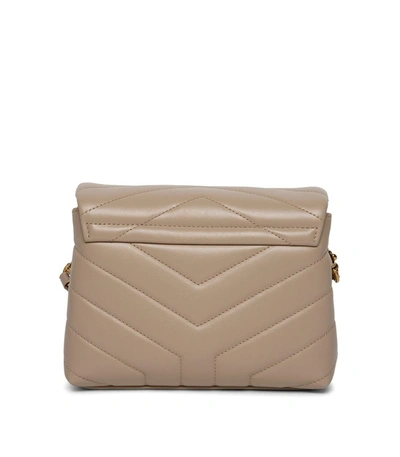 Shop Saint Laurent Loulou Toy Bag In Dark Beige