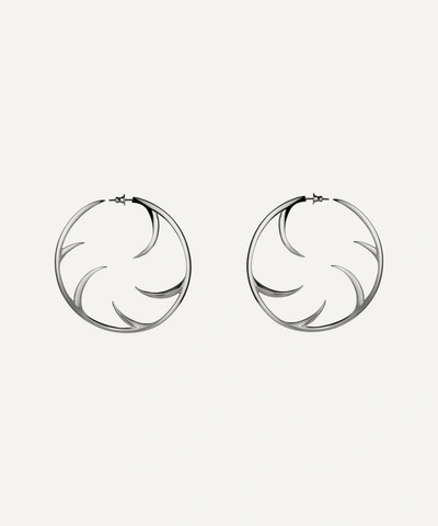 Shop Shaun Leane Silver Cat Claw Statement Hoop Earrings