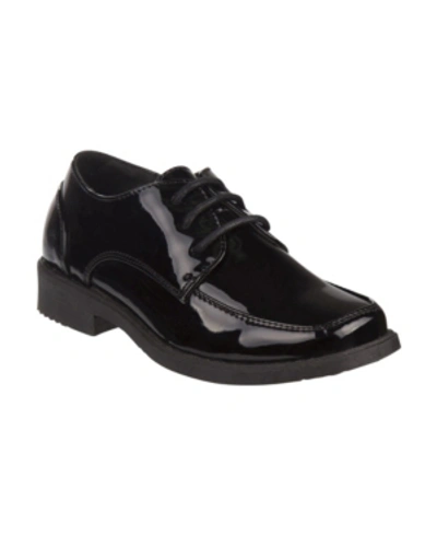 Shop Josmo Big Boys Slip-on Lace-up Dress Shoes In Black Patent