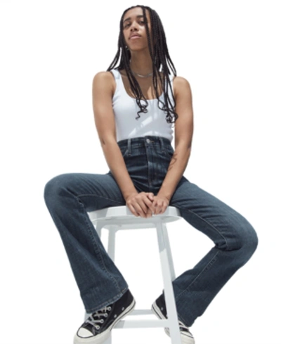 Shop Levi's 725 High-waist Classic Stretch Bootcut Jeans In Tribeca Sun