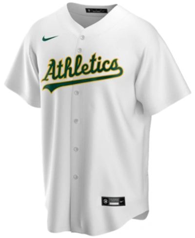 Shop Nike Men's Oakland Athletics Official Blank Replica Jersey In White
