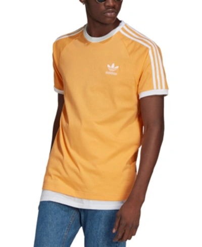 Adidas Originals Adidas Men's Originals 3-stripes California T-shirt In  Hazy Orange | ModeSens