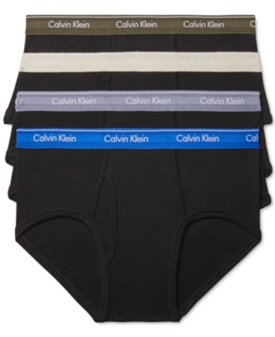 Shop Calvin Klein Men's 4-pk. Classic Cotton Briefs In Black