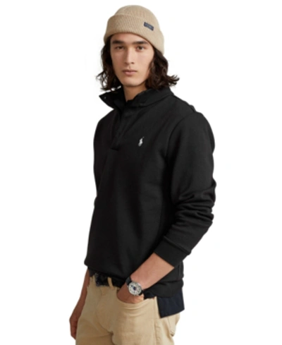 Polo Ralph Lauren Men's Jersey Hooded T-shirt In Black Heather