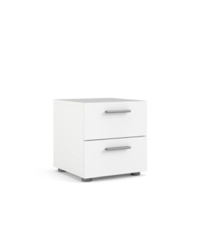 Shop Tvilum Austin 2 Drawer Nightstand In White