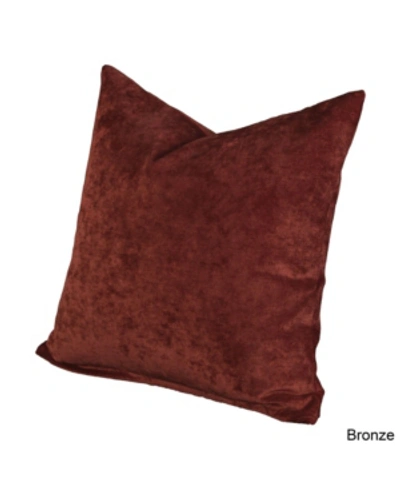 Shop Siscovers Padma Decorative Pillow, 16" X 16" In Bronze