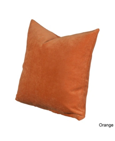 Shop Siscovers Padma Solid 1-pc. Decorative Pillow, 20" X 20" In Orange