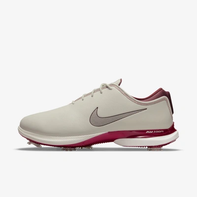 Shop Nike Air Zoom Victory Tour 2 Golf Shoes In Light Bone,sail,dark Beetroot,fusion Red