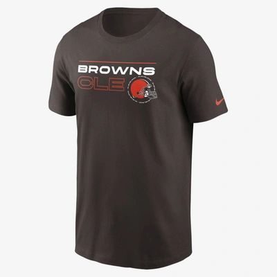 Shop Nike Broadcast Essential Men's T-shirt In Brown
