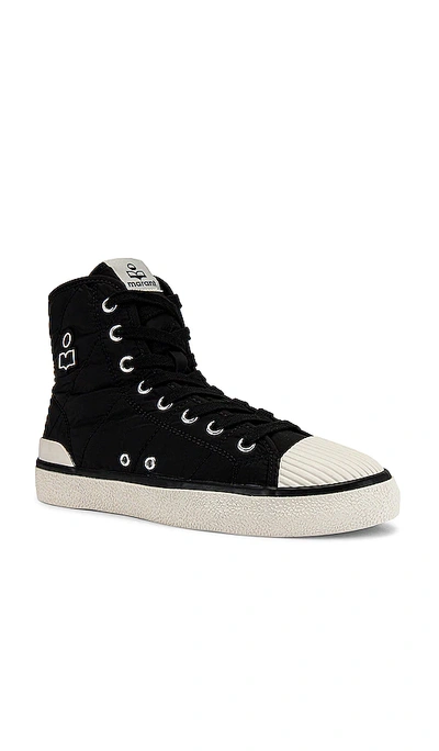 Isabel Marant Benkeen Quilted Shell High-top Sneakers In Black | ModeSens