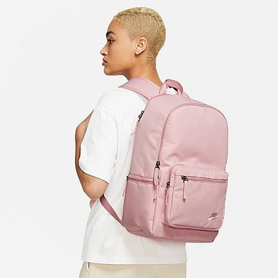 Shop Nike Heritage Eugene Backpack In Pink Glaze/pink Glaze/pink Glaze