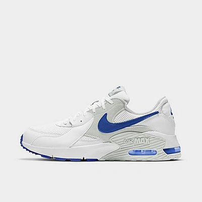 Shop Nike Men's Air Max Excee Casual Shoes In White/game Royal/photon Dust