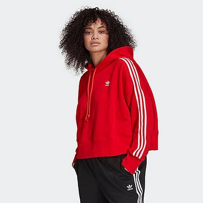 adicolor classic crop hoodie