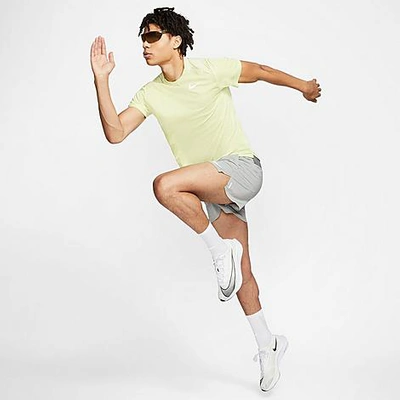 Shop Nike Men's Flex Stride Shorts In Iron Grey/heather