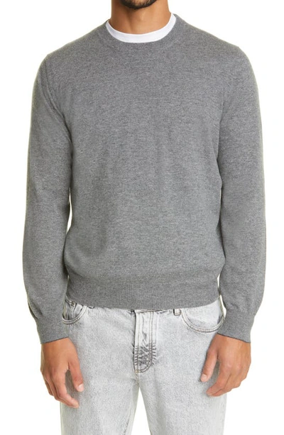 Shop Brunello Cucinelli Cashmere Sweater In Grey