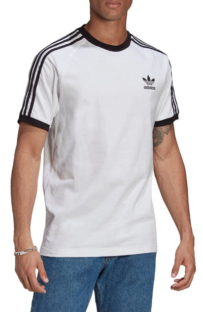 Adidas Originals 3-stripes T-shirt In White | ModeSens