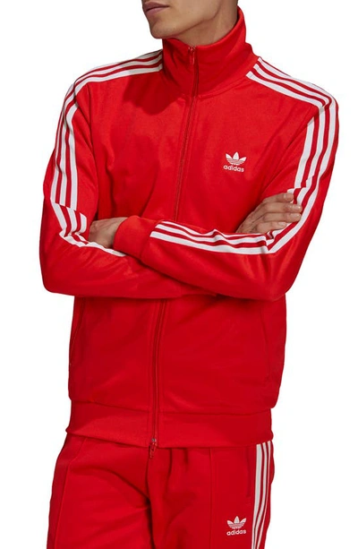 Shop Adidas Originals Beckenbauer Track Jacket In Red