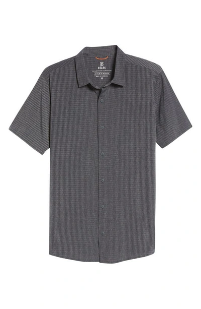 Roark Bless Up Short Sleeve Button-up Shirt In Black 2