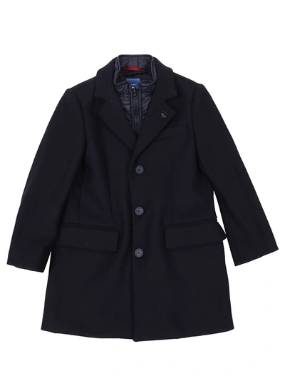 Shop Fay Double Coat In Blu