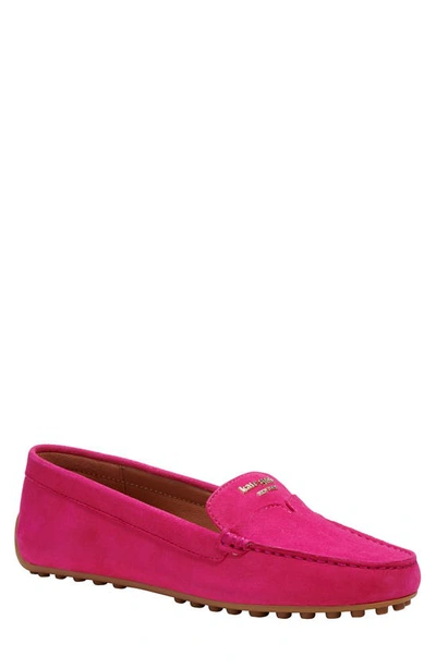 Shop Kate Spade Deck Driving Loafer In Festive Pink