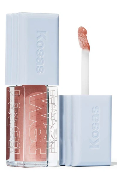 Shop Kosas Wet Lip Oil Gloss In Creamy Rosy Beige