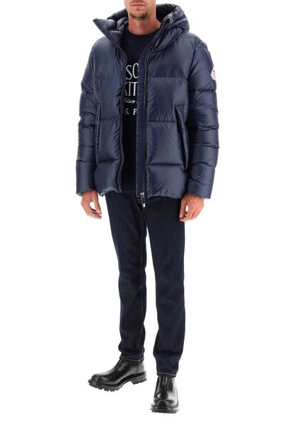 Shop Pyrenex Barry Goose Down Jacket In Blue