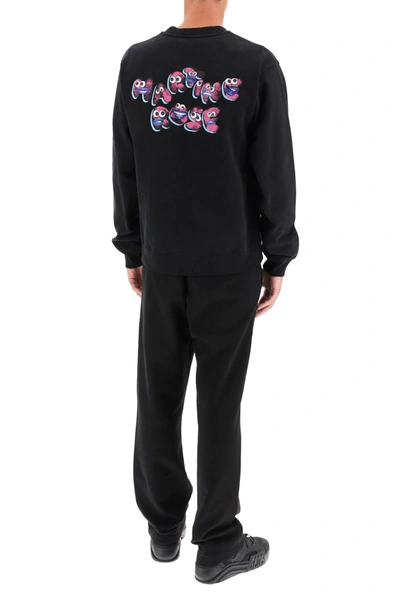 Shop Martine Rose Crewneck Sweatshirt In Black