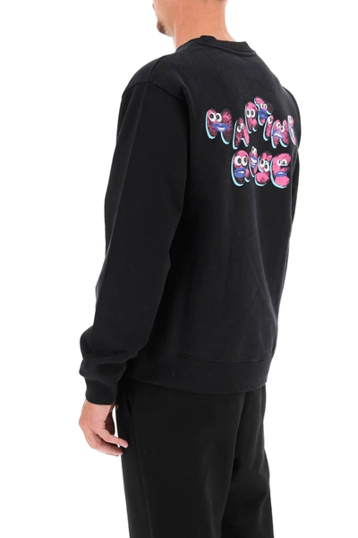 Shop Martine Rose Crewneck Sweatshirt In Black