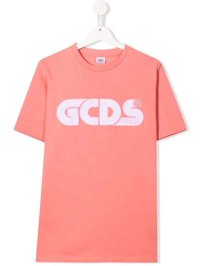 Gcds Logo-print T-shirt In 粉色