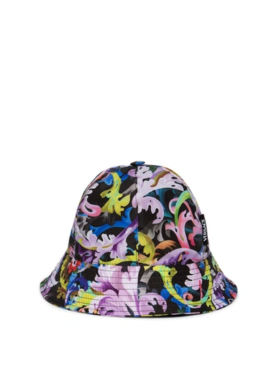 Shop Versace Baroccoflage Print Bucket Hat Multicolor