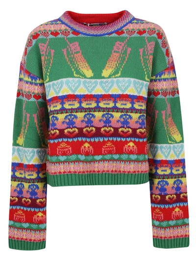 Shop Stella Mccartney Keep - In - Touch Jumper In Multicolor